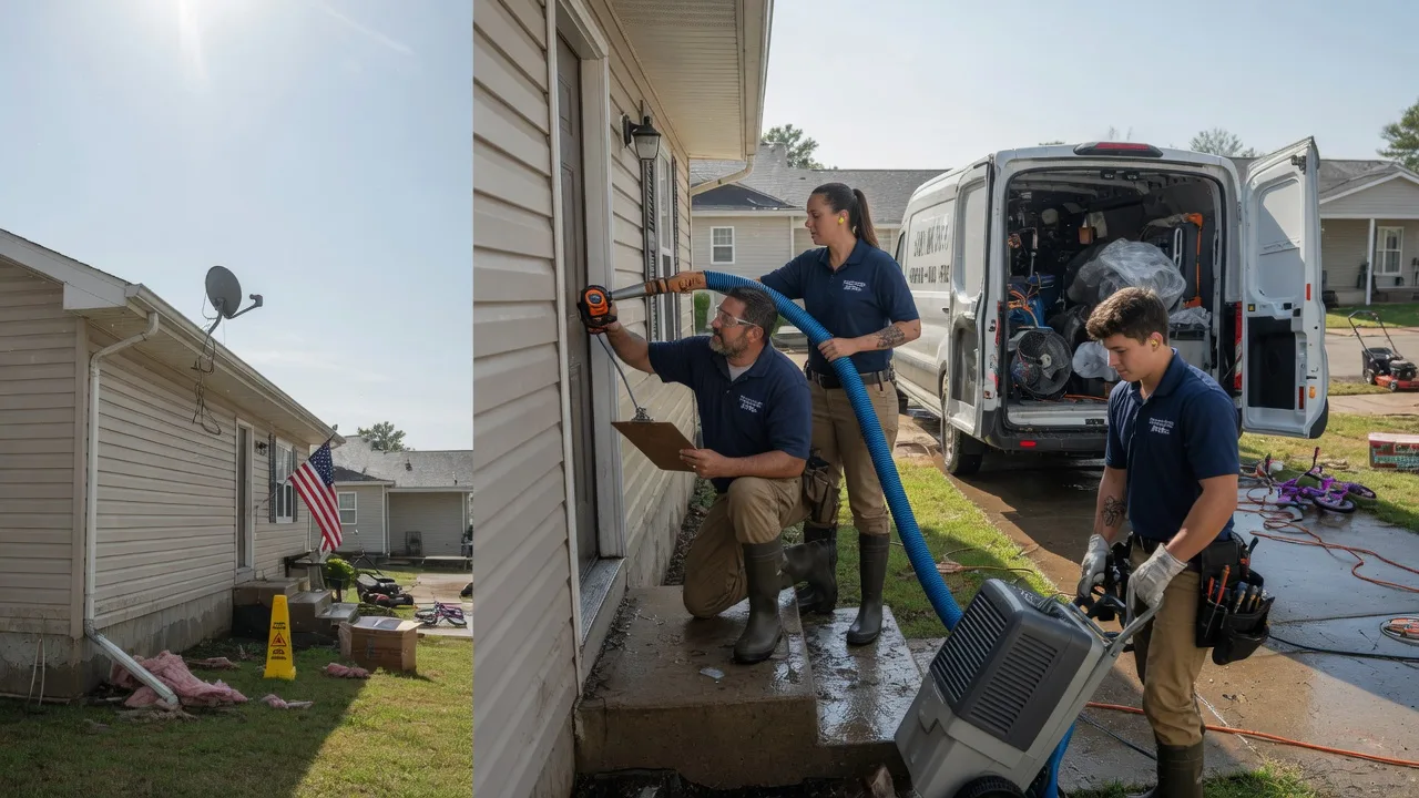 Ceiling Water Damage Restoration in Comfrey, MN near me
